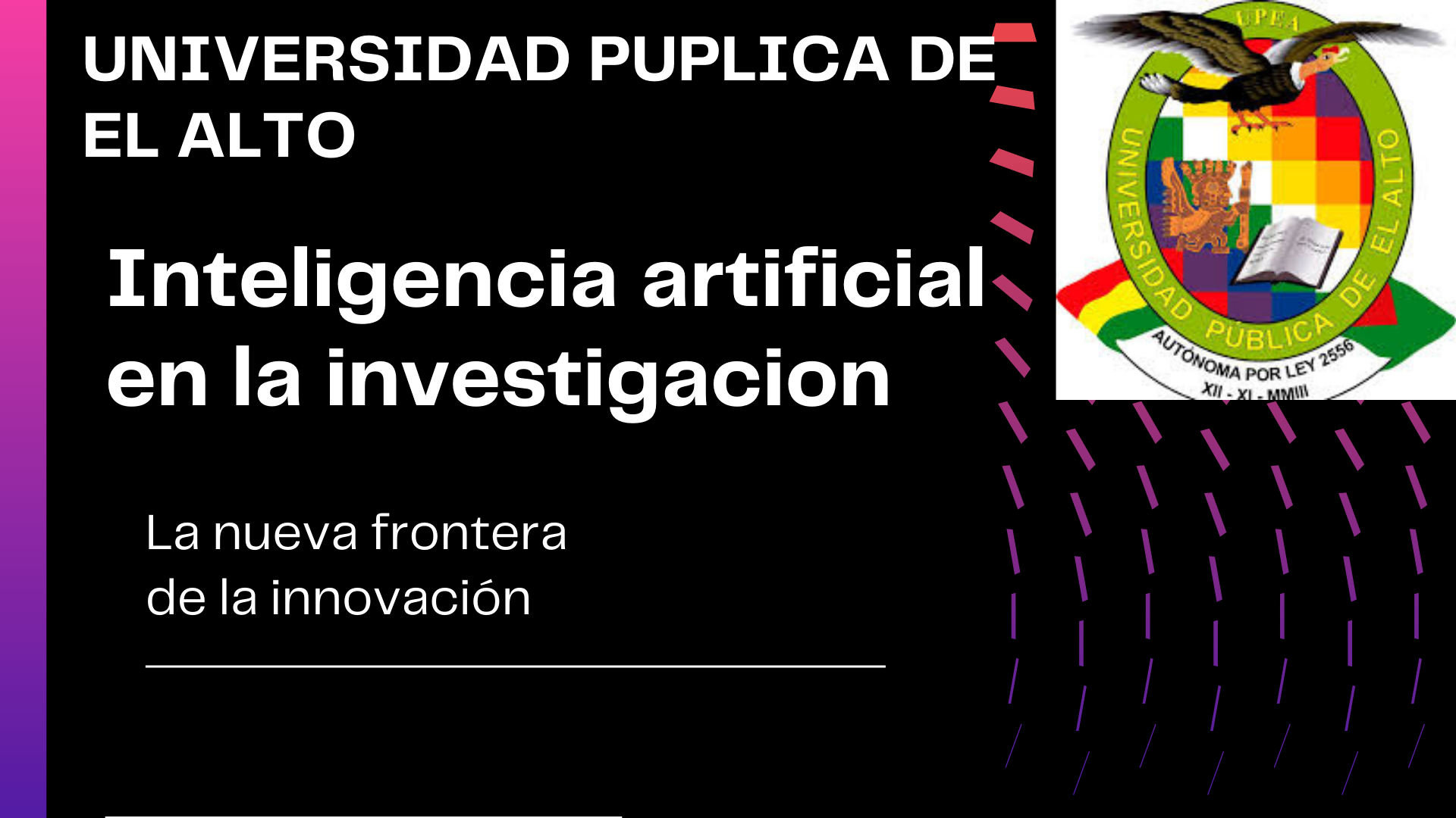 Bienvenido a la plataforma virtual principal de Inteligencia Artificial en investigación